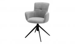 Polsterstuhl drehbar Curo | Grau Schwarz -Stuhle Geschaft 15305729 5 202201202233
