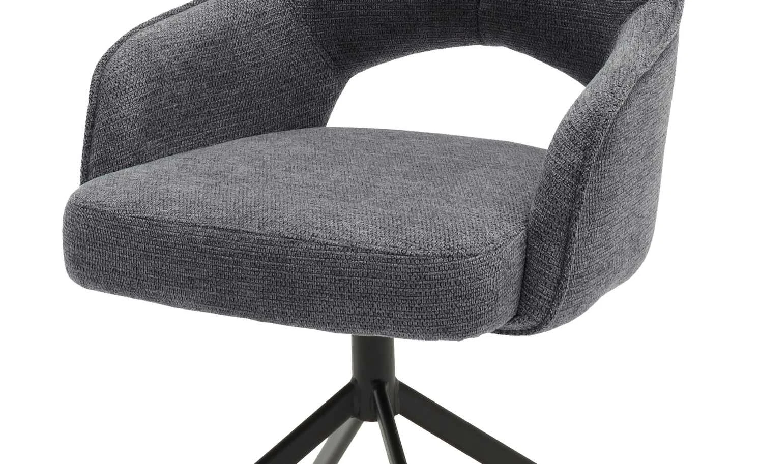 Polsterstuhl drehbar Gory | Anthrazit 8 Polsterstuhl drehbar Gory | Anthrazit – Bild 6