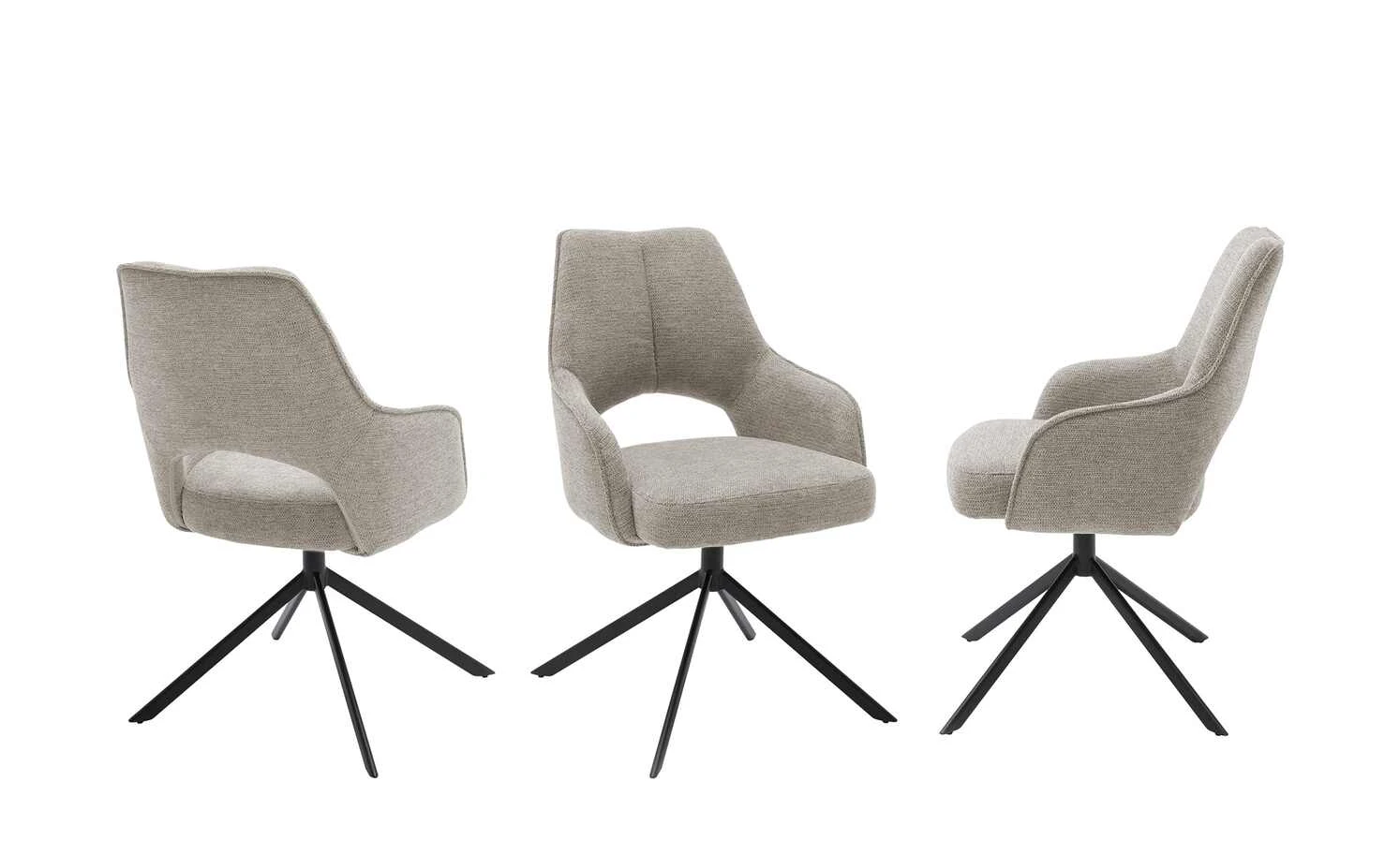 Polsterstuhl drehbar Gory | Schlamm (Beige) 3 Polsterstuhl drehbar Gory | Schlamm (Beige)