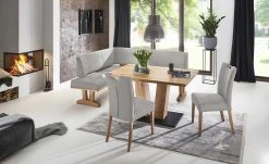 Polsterstuhl Mila | Platingrau (Hellgrau)