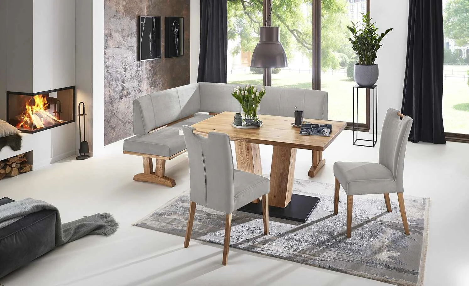 Polsterstuhl Mila | Platingrau (Hellgrau) 3 Polsterstuhl Mila | Platingrau (Hellgrau)