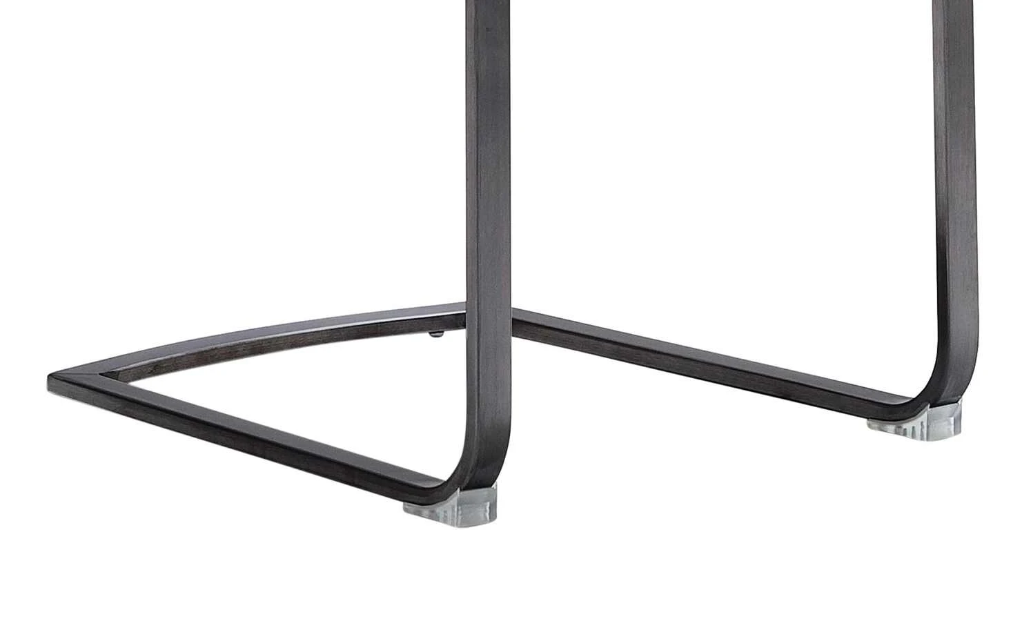 Polsterschwingstuhl Finley | Grau Schwarz 5 Polsterschwingstuhl Finley | Grau Schwarz – Bild 3