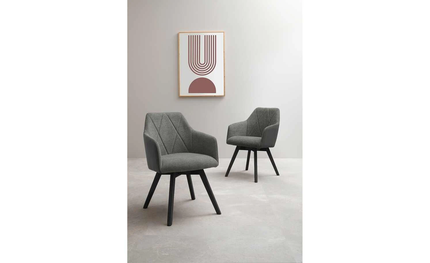 Dine + Mine Polsterstuhl Xalapa | Anthrazit Schwarz Ja 3 Dine + Mine Polsterstuhl Xalapa | Anthrazit Schwarz Ja