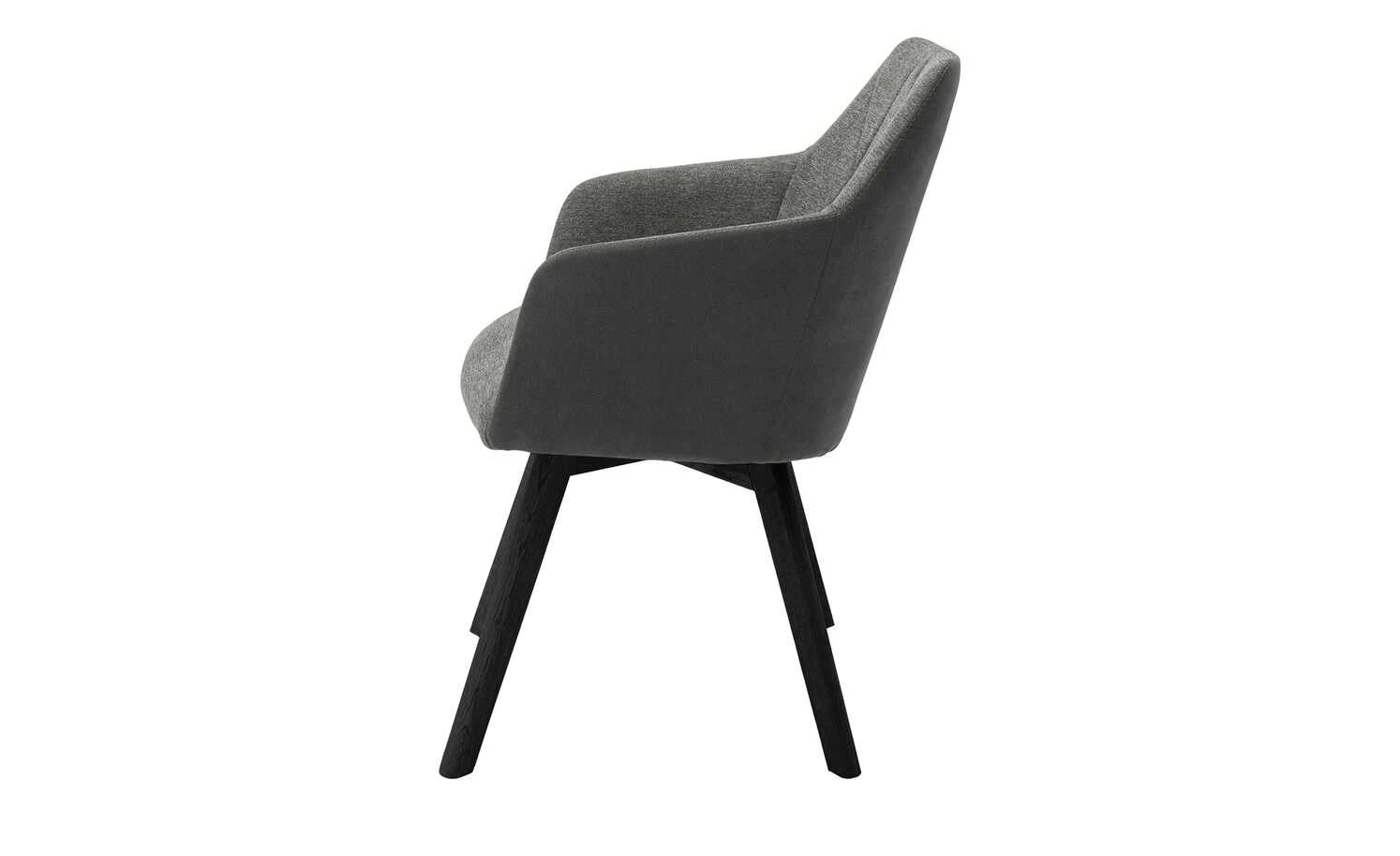 Dine + Mine Polsterstuhl Xalapa | Anthrazit Schwarz Nein 5 Dine + Mine Polsterstuhl Xalapa | Anthrazit Schwarz Nein – Bild 3