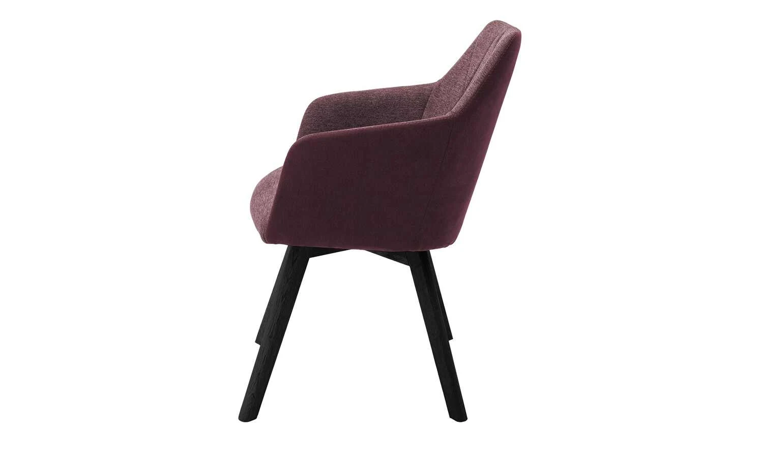 Dine + Mine Polsterstuhl Xalapa | Bordeaux Schwarz Nein 5 Dine + Mine Polsterstuhl Xalapa | Bordeaux Schwarz Nein – Bild 3