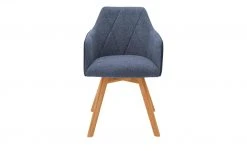 Dine + Mine Polsterstuhl Xalapa | Nachtblau Akaziefarbig Nein -Stuhle Geschaft 15307032 2 202205251237