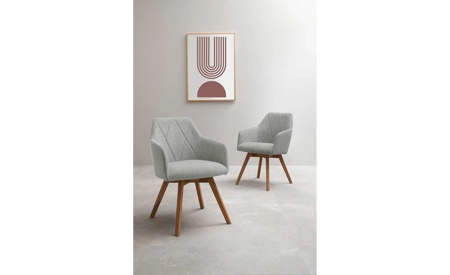 Dine + Mine Polsterstuhl Xalapa | Lichtgrau Wildeiche Nein 3 Dine + Mine Polsterstuhl Xalapa | Lichtgrau Wildeiche Nein