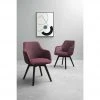 Dine + Mine Polsterstuhl Corby | Bordeaux Schwarz Ja -Stuhle Geschaft 15307063 7 202207011247