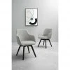 Dine + Mine Polsterstuhl Corby | Lichtgrau Schwarz Nein -Stuhle Geschaft 15307075 3 202206162233