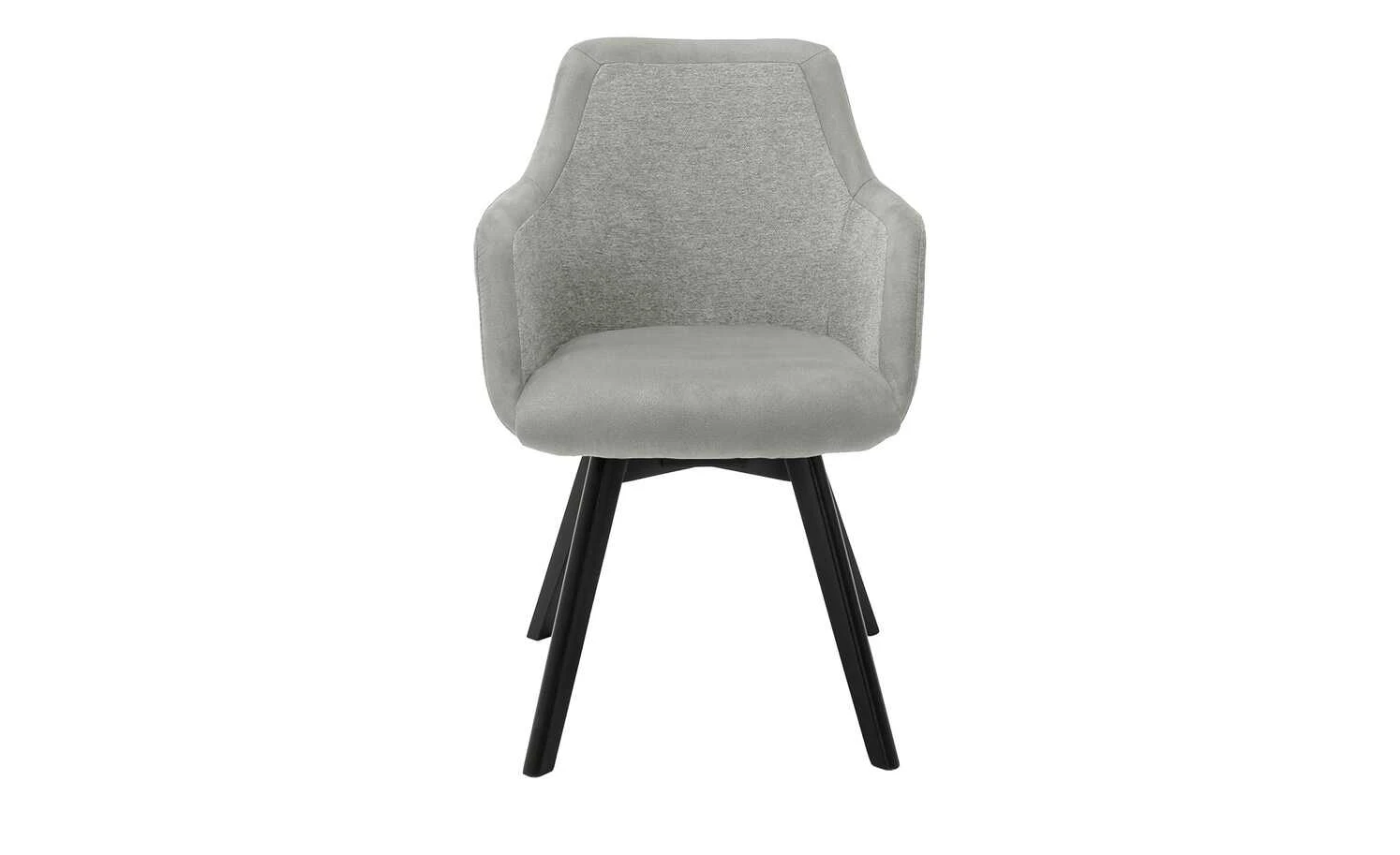 Dine + Mine Polsterstuhl Corby | Lichtgrau Schwarz Nein 11 Dine + Mine Polsterstuhl Corby | Lichtgrau Schwarz Nein – Bild 9