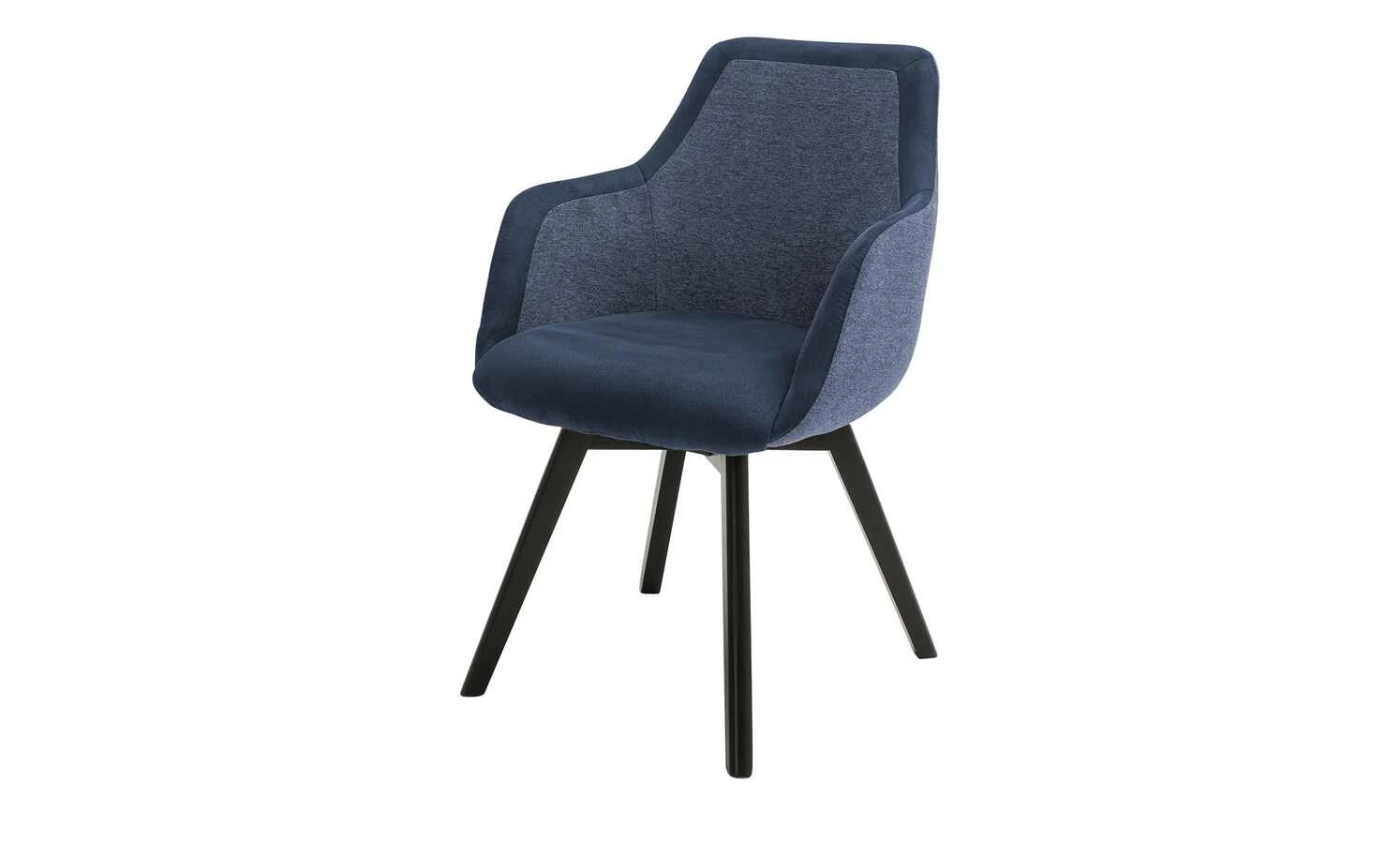 Dine + Mine Polsterstuhl Corby | Nachtblau Schwarz Nein 5 Dine + Mine Polsterstuhl Corby | Nachtblau Schwarz Nein – Bild 3