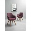 Dine + Mine Polsterstuhl Corby | Bordeaux Akaziefarbig Nein -Stuhle Geschaft 15307080 7 202206162233