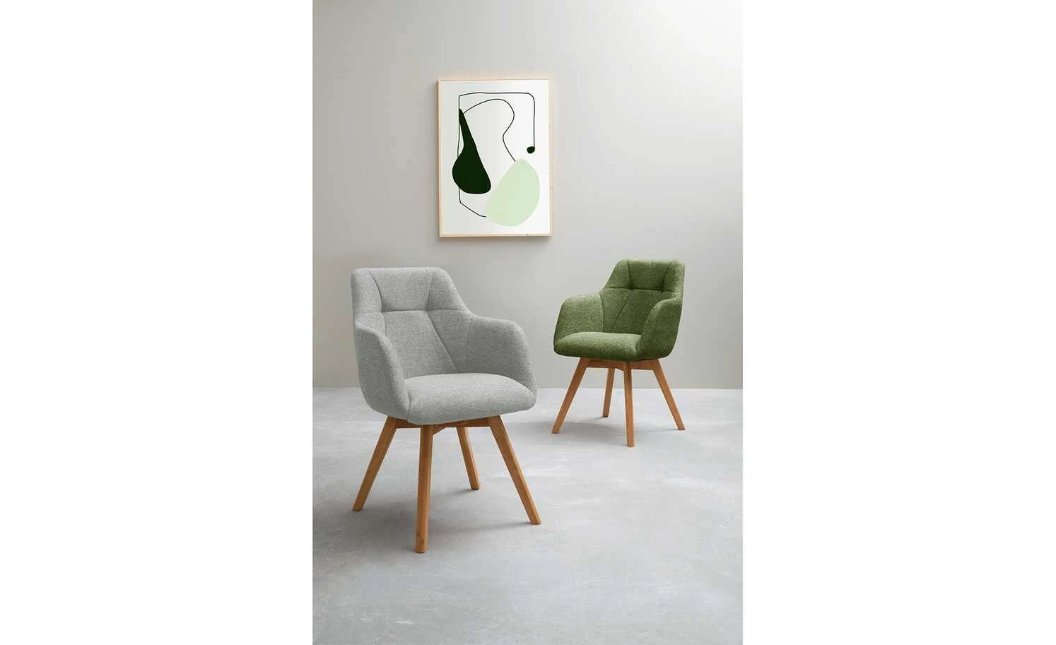 Dine + Mine Polsterstuhl Nador | Lichtgrau Wildeiche Nein 3 Dine + Mine Polsterstuhl Nador | Lichtgrau Wildeiche Nein