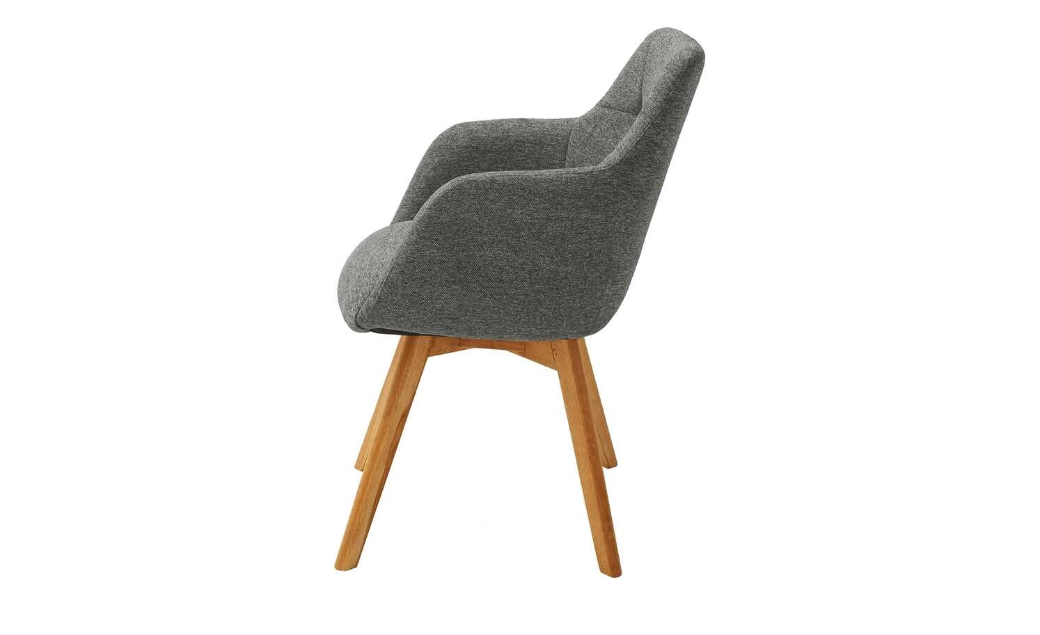 Dine + Mine Polsterstuhl Nador | Anthrazit Wildeiche Ja 5 Dine + Mine Polsterstuhl Nador | Anthrazit Wildeiche Ja – Bild 3
