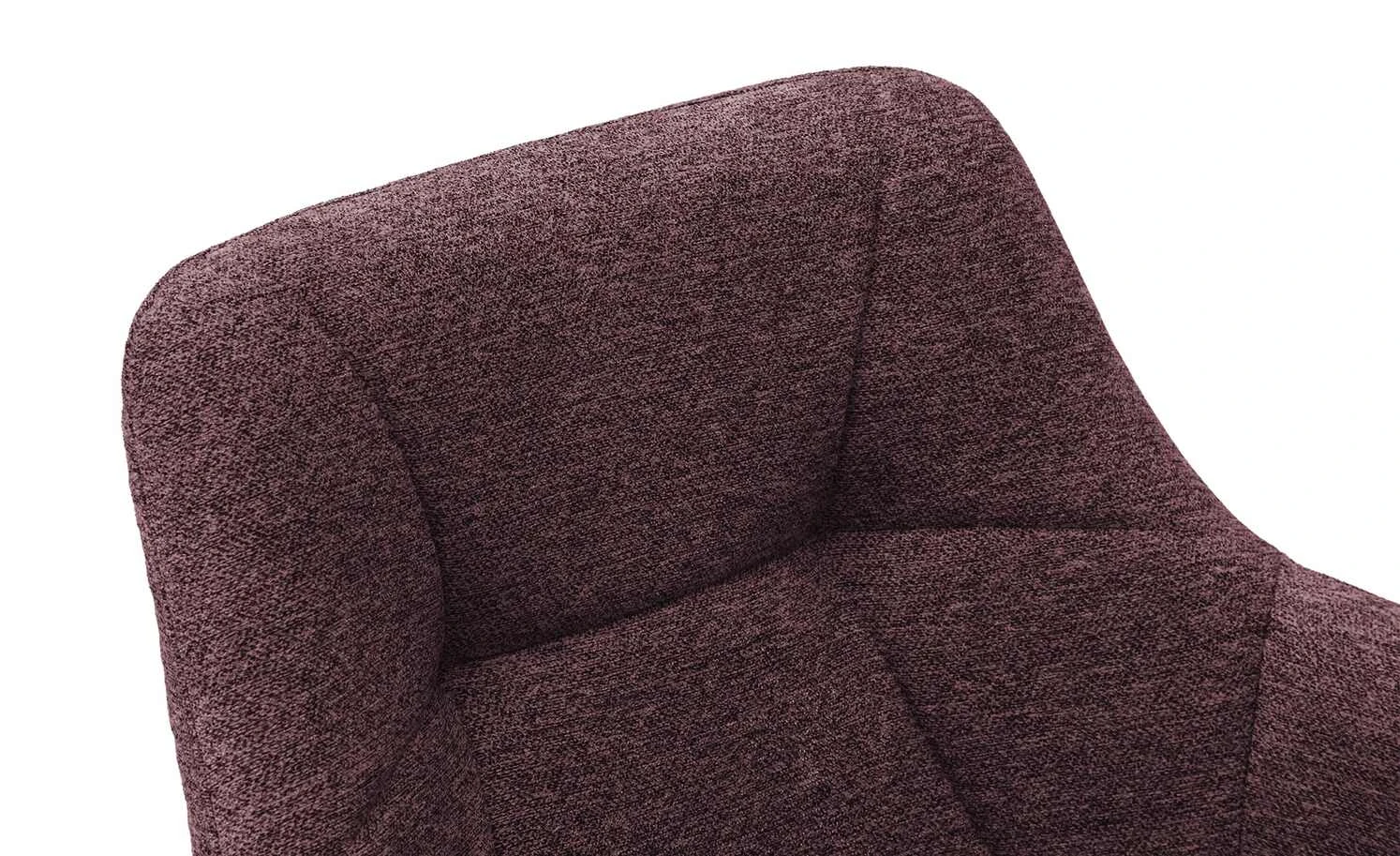 Dine + Mine Polsterstuhl Nador | Bordeaux Schwarz Nein 7 Dine + Mine Polsterstuhl Nador | Bordeaux Schwarz Nein – Bild 5