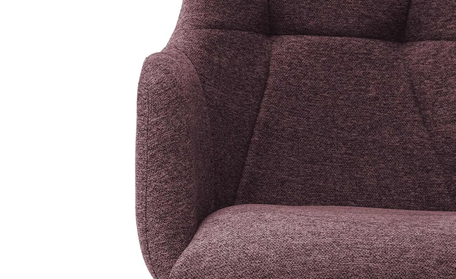 Dine + Mine Polsterstuhl Nador | Bordeaux Schwarz Nein 10 Dine + Mine Polsterstuhl Nador | Bordeaux Schwarz Nein – Bild 8