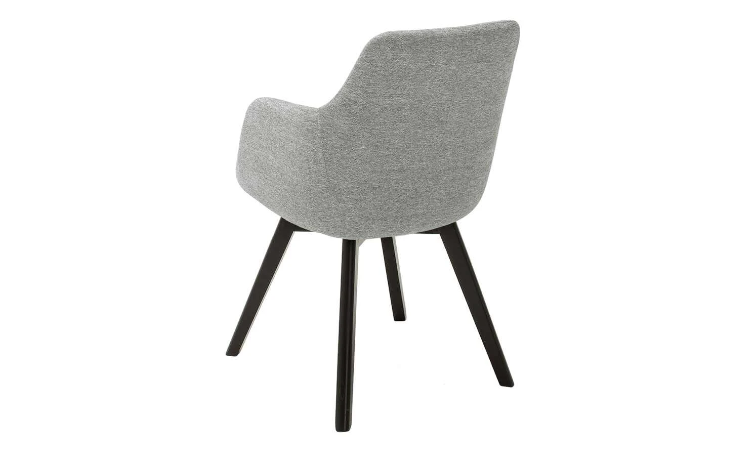 Dine + Mine Polsterstuhl Nador | Lichtgrau Schwarz Nein 11 Dine + Mine Polsterstuhl Nador | Lichtgrau Schwarz Nein – Bild 9