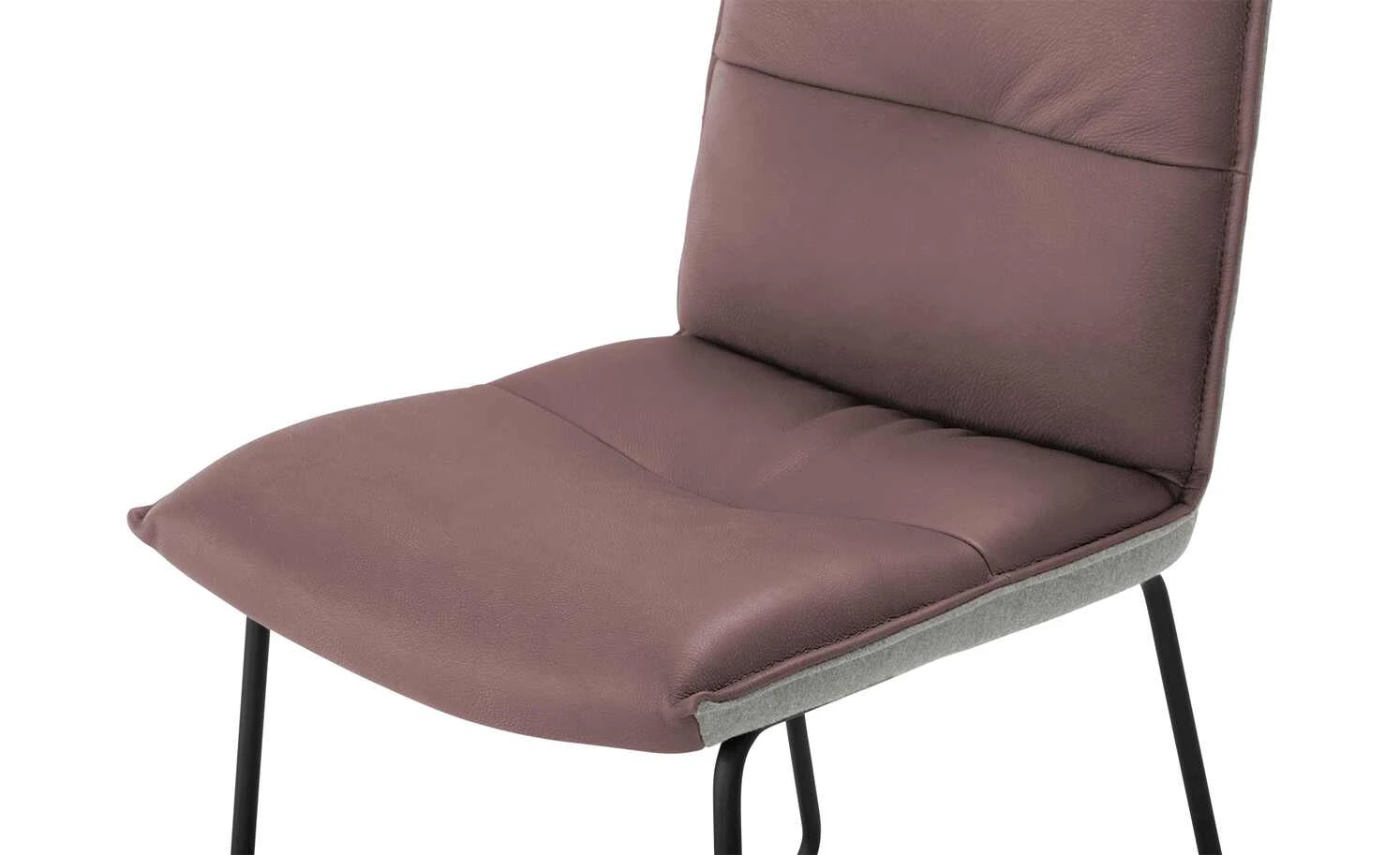 KOINOR Leder-Kufenstuhl Essay | Plum (Rosa) / Hellgrau 9 KOINOR Leder-Kufenstuhl Essay | Plum (Rosa) / Hellgrau – Bild 7