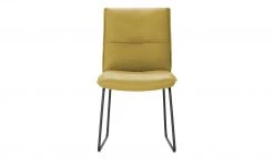 KOINOR Leder-Kufenstuhl Essay | Safran (Gelb) / Hellgrau -Stuhle Geschaft 15307303 6 202206232232