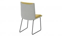 KOINOR Leder-Kufenstuhl Essay | Safran (Gelb) / Hellgrau -Stuhle Geschaft 15307303 7 202206232232