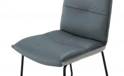 KOINOR Leder-Kufenstuhl Essay | Mare (Blau) / Hellgrau -Stuhle Geschaft 15307304 3 202206232232