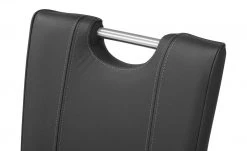 Leder-Schwingstuhl mit Griff 6861 | Schwarz -Stuhle Geschaft 15307376 6 202207201301