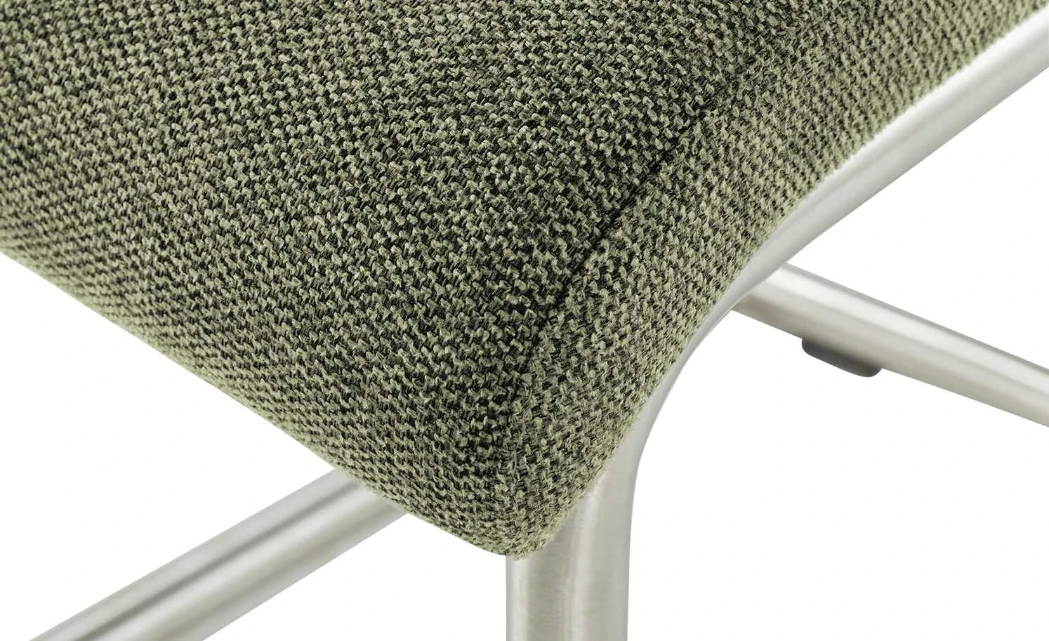 Wohnwert Freischwinger Mero | Moos (Grün) Grau Schaumstoff 6 Wohnwert Freischwinger Mero | Moos (Grün) Grau Schaumstoff – Bild 4