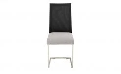 Wohnwert Freischwinger Mero | Kiesel (Hellgrau) Schwarz Schaumstoff -Stuhle Geschaft 15307463 3 202207121248