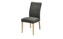 Woodford Polsterstuhl Badu | Anthrazit Buche Naht senkrecht