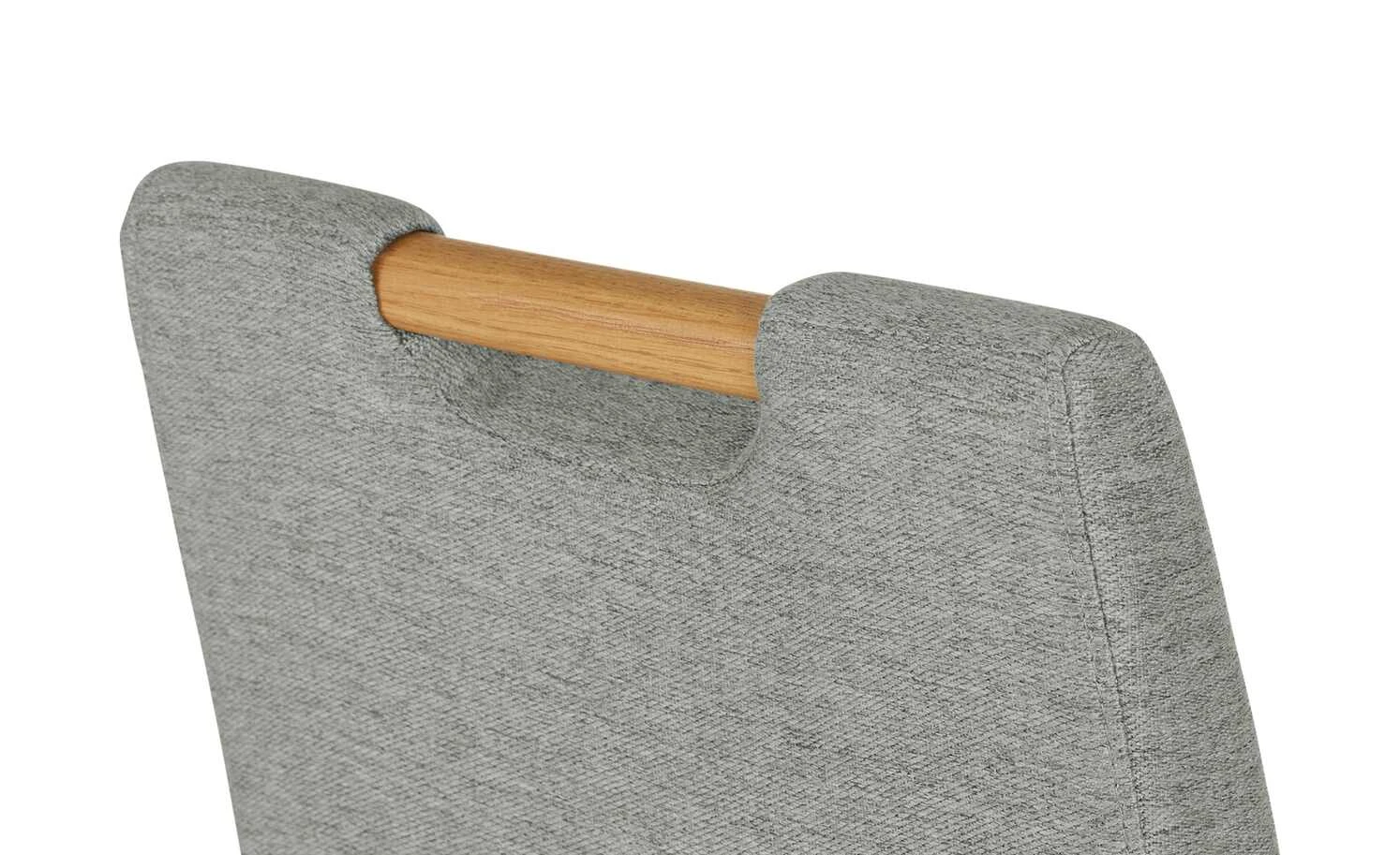 Woodford Polsterstuhl mit Griff Gabi 4 | Shark Skin (Hellgrau) Eiche 7 Woodford Polsterstuhl mit Griff Gabi 4 | Shark Skin (Hellgrau) Eiche – Bild 5