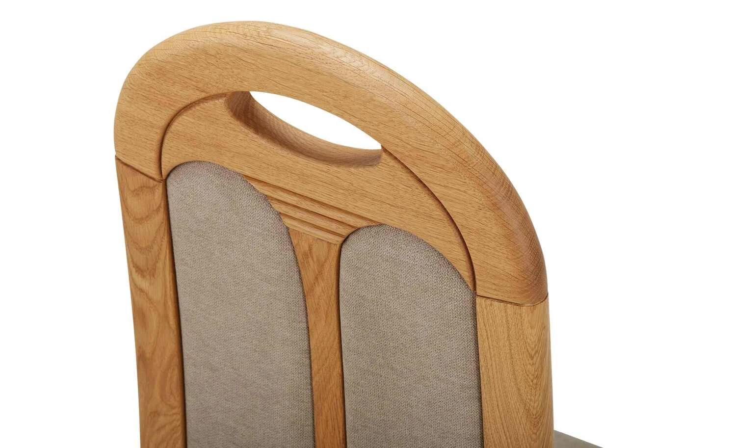 Polsterstuhl Cristal | Taupe Nein Schaumstoff 4 Polsterstuhl Cristal | Taupe Nein Schaumstoff – Bild 2