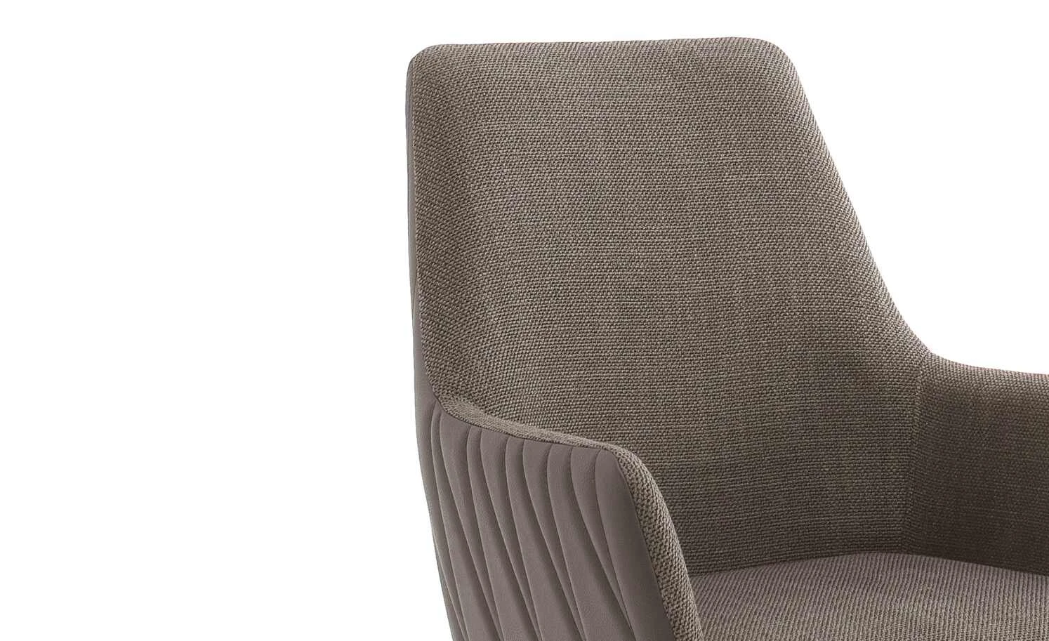 Polsterstuhl drehbar Garos | Cappuccino (Braun) 6 Polsterstuhl drehbar Garos | Cappuccino (Braun) – Bild 4