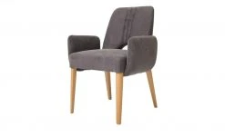 Woodford Polsterstuhl Ansgar | Eiffel Tower (Anthrazit) Ja Eiche