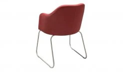 Woodford Polsterstuhl mit Armlehne Vilo | Kaminrot Kufengestell - Edelstahl -Stuhle Geschaft 15309590 5 202208251235