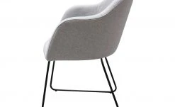 Woodford Polsterstuhl mit Armlehne Vilo | Silbergrau Kufengestell – Schwarz -Stuhle Geschaft 15309599 5 202208251235