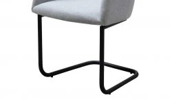 Woodford Polsterstuhl mit Armlehne Vilo | Silbergrau Freischwinger – Schwarz -Stuhle Geschaft 15309606 4 202208251235