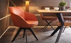 KOINOR Polsterstuhl Movy | Fire (Cognac) / Cognac Ja