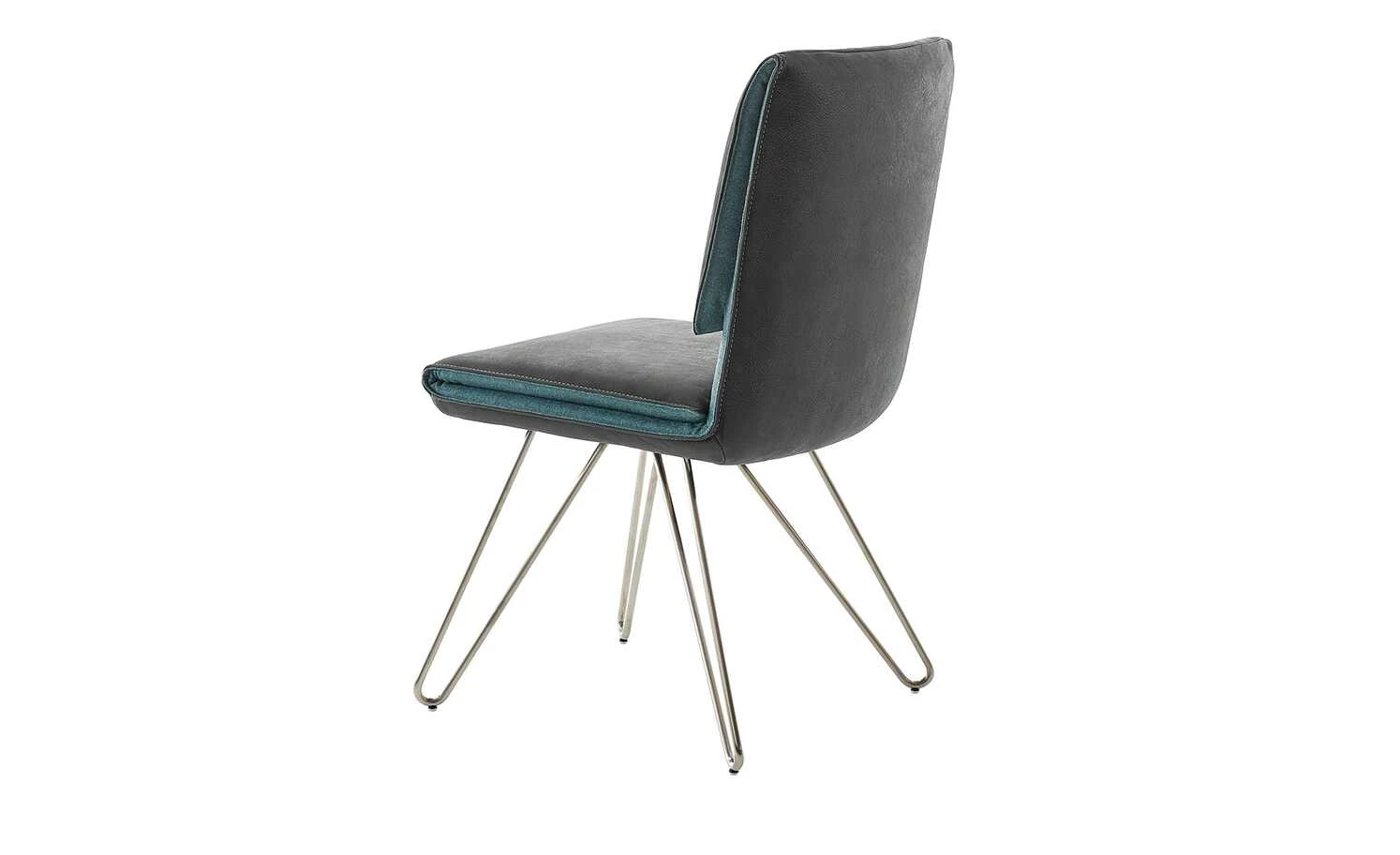 KOINOR Polsterstuhl Cocoon | Iron (Anthrazit) / Blau Nein 7 KOINOR Polsterstuhl Cocoon | Iron (Anthrazit) / Blau Nein – Bild 5